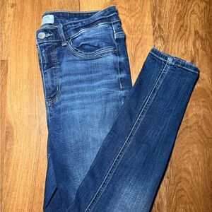 BKE Dark Blue Universal Fit Ankle Jeans